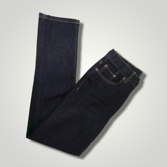 Lucky Brand Jeans Kids 14 Dark Dark Wash Skinny‎ Straight Leg Five Pockets - Picture 1 of 10